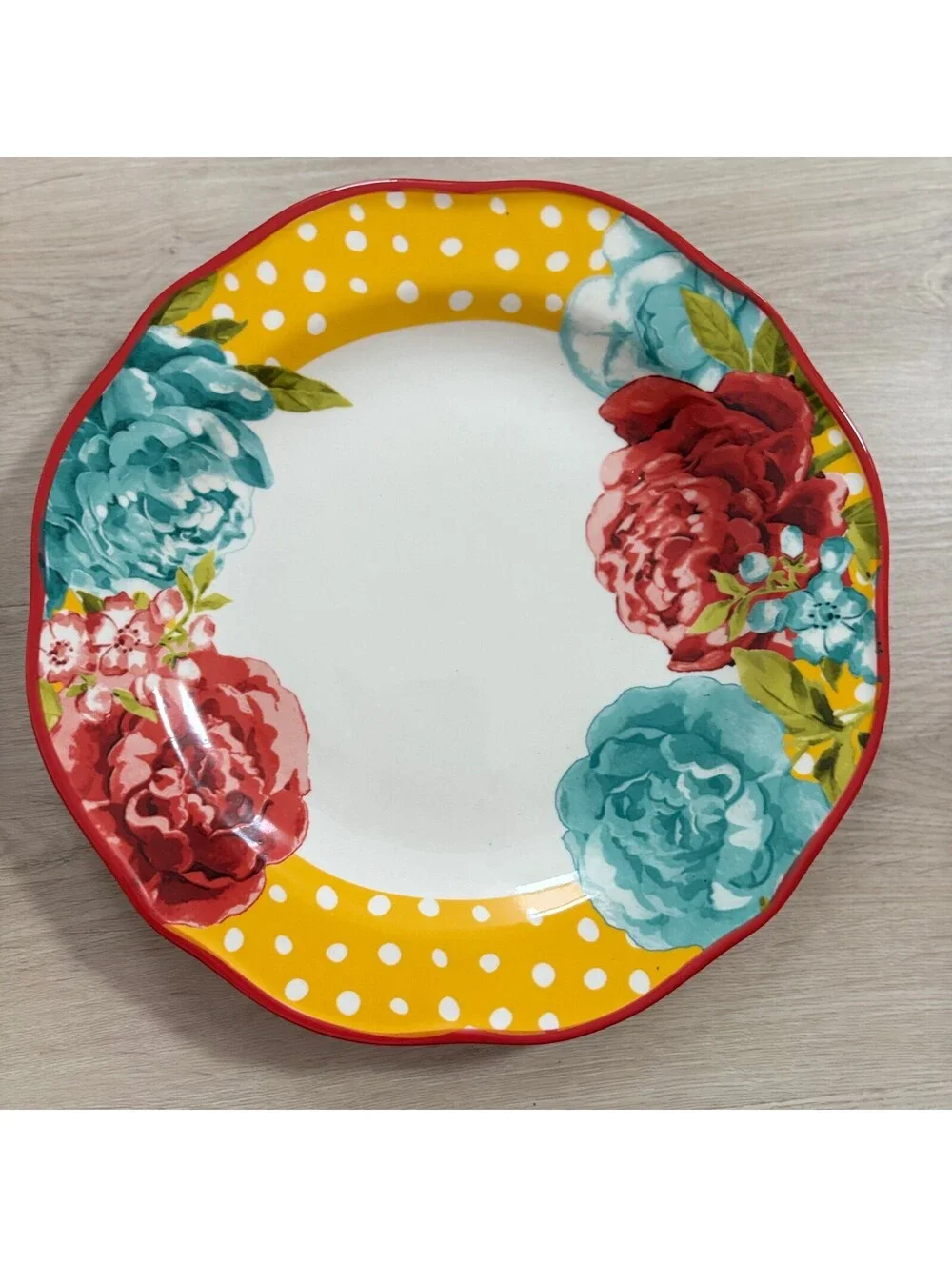 (4) Pioneer Woman NWT Blossom Jubilee Set of 2 Dinner Plates & 2 Salad Plates